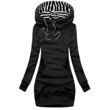 MQTIME  -  Fashion Womens Slim Fit Long Sleeve Hoodie Casual Streetwear Pullover Warm Loose Sweatshirt Tops for Autumn Winter
