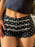 MQTIME  -  Y2k Streetwear Low Waist Polka Dot Print Casual All Match Sexy Shorts