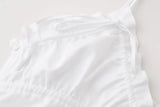  MQTIME  -  Summer Women's Sleeveless Mini Dress Bow Strap A-Line Pleated Elegant Beach Party Fashion for Ladies