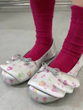 MQTIME  -  Y2K Wings Shaped Round Toe Flat Shoes Women Sweet Mini Bow Decor Slip On Unique Designer Casual Ballet Flats Woman