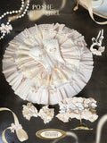 MQTIME  -  Handmade High Quality French Sweet Lolita Princess Puffy Cake Dress Mini Birthday Party Wedding Dresses Photography Clothing