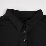 MQTIME  -  Sexy Ribbing Bodycon Jumpsuits for Woman Solid Color Long Sleeves Single Breasted Playsuits Rompers Female Streetwear