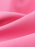 MQTIME  -  Halter Waist Cinched Dress One Neck Pink Pleated Fuffy Short Dresses Slim Fit Suspender Dress Women Strap Party Evening Gown