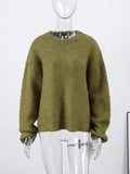  MQTIME  -  New Hooded Pockets Sweater For Women Elegant Long Sleeve Knitted Pullovers 2026 Autumn Cozy Casual Lady Jumper Street Chic Tops