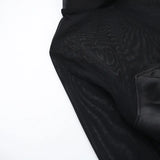 MQTIME  -  Women Puffy Pleated Empire Female Mini Dress 2025 Evening Sexy Party Lady Vestidos Elegant Lace See Through Patchwork Dresses