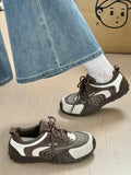  MQTIME  -  Casual shoes for women new autumn and winter versatile height increasing hiking casual sports Forrest Gump board shoes