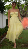 MQTIME  -  New Backless Sexy Dress Strapless Solid Color Chiffon Maxi Dress Sleeveless Large Hem Holiday Dress Maxi Sundress