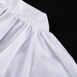 MQTIME  -  Casual Backless Bow T-Shirt Women's Top High Neck Lace-Up Lantern Sleeve Commute Loose Patchwork Fashion Female Top