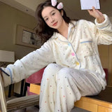 MQTIME  -   New Plush Thickened Hooded Robe Women Autumn Winter Woman Warm Long Pajamas Girls Soft Loungewear Ladies Loose Casual Nightdress