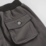  MQTIME  -  American Streetwear Low Waist Pockets Vintage Patchwork Casual Long Jeans