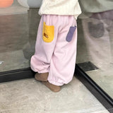 MQTIME  -  Kids Baby Girls Pant New Winter Cartoon Embroidery Thicken Warm Toddler Girls Harem Pant Elastic Waist Infant Boys Pant