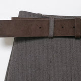  MQTIME  -  Grey Mini Skirt Shorts Woman Fashion With Belt Skort For Women High Waist Short Skirts Woman Summer Casual Shorts