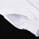 MQTIME  -  Women's White Ruffle 2 Piece Short Outfits Ruffle Crop Top High Waist Shorts Casual Fashion Streetwear Female Sets New