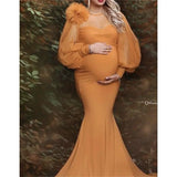 MQTIME  -  New Arrival Photoshoot Dress Pregnant Women Clothes Sexy Pregnancy Dresses Maternity for Photography