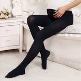 Mqtime Soft Velevt Tights For Pregnant Women Adjustable High Waist Maternity Pantyhose U-shaped Belly Support Leggings Spring Autumn