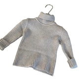  MQTIME  -  Toddler Girls Sweater New Winter Solid Color Thicken Warm Infant Baby Girls Knitwear Versatile Turtleneck Kids Boys Pullovers
