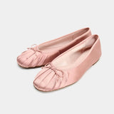 MQTIME  -  New Women Bow Ballet Shoes Fashion Square Head Casual Shoes for Women Sweet Party Wedding Shoe Designer Shoes Zapatos Mujer