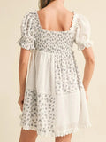 MQTIME  -  Elegant Lace Maternity Dress with Empire Waist and Flutter Sleeves for Special Occasions in Spring Summer