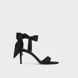 MQTIME  -  Bow Tie Strap High Heel Sandals Women Summer New Elegant Satin Shoes for Dress