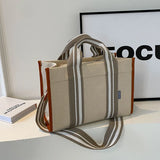 MQTIME  -  Large Capaci Canvas Tote Bag Women's Crossbody Commuter Bag Faionable Single oulder Bag Handbag for Autumn Winter