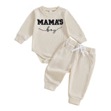 MQTIME  -  Toddler Girl Winter Knitted Outfits Floral Print Long Sleeve Sweater Elastic Waist Leggings 2 Pcs Set with Bow Detail