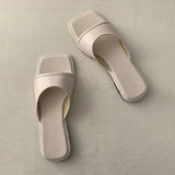 MQTIME  -  Fashion Summer Open Toe Women Slippers Slip on Outdoor Soft Flats Heel Slides High Quality Beach Vacation Sandalias