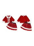 MQTIME  -  Baby Boy Christmas Outfit Plaid Shirt Suspender Pants Bowtie 3 Piece Winter Set Holiday Party Costume