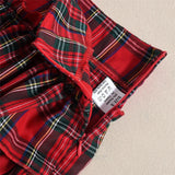 MQTIME  -  Fashion kawaii 2 Pieces Set Sexy Women 2025 Summer New Strapless Plaid Crop Top+Lotus Leaf zip Mini Skirt Girls Y2K Streetwear