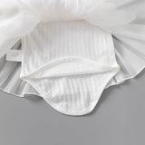 MQTIME  -  Summer Jumpsuits Newborn Girls Clothes Korean Cute Bow Sleeveless Mesh Pink Princess Bodysuits & One-Pieces Baby Clothing B088