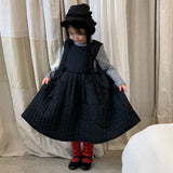  MQTIME  -  Baby Girls Cotton Dress Children's Autumn Winter Thicken Gown Princess Warm Fashion Vestidos Kids Fashion Clothing 2-8 Years