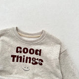  MQTIME  -  Autumn New Children Long Sleeve Sweatshirt Fashion Cartoon Print Boys Loose Pullover Girls Cotton Casual Tops Kids Clothes