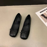 MQTIME  -  New Spring Summer Flat Ballet Shoes Women's Shoes  Retro Satin Mary Jane Shoes Ballet Flats Women Zapatos Mujer