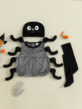 MQTIME  -  Infant Halloween Pumpkin Costume Romper with Hat and Socks Set for Baby Boys Girls Party Outfit Dress up Clothes