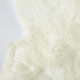  MQTIME  -  French vacation style lace patchwork slim and figure-flattering versatile tiered half skirt