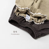 MQTIME  -  Spring New Children Cargo Pants Solid Baby Casual Pocket Pants Boys Girls Loose Trousers Fashion Kids Clothes