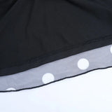 MQTIME  -  Polka Dot Print Medium and Long Dress Cute Girl Style Skirt Woman
