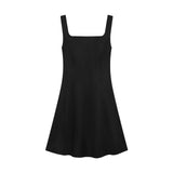  MQTIME  -  Women Short Dress 2026 Spring Summer New Sleeveless Mini Dress Backless Simple Elegant Woman Casual Party Dresses
