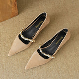 MQTIME  -  2024 trend black elegant heeled sandals with pointed head for women