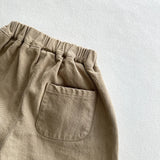  MQTIME  -  Autumn New Children Casual Pants Fashion Boys Simple Pocket Trousers Solid Baby Girls Loose Harem Pants Cotton Kids Clothes
