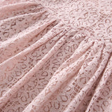 MQTIME  -  Girls Princess Summer Lace Flower Dress Baby Kids Causal Floar Cotton Lining Party Dresses Vestidos Formal Dress Child Clothing