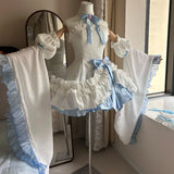 MQTIME  -  Ramrem glass cosplay Handmade Young Girls Birthday Lolita Tutu Dress Flower Party Dress Women Wedding High Quality Dress