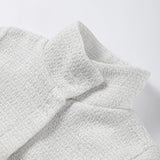 MQTIME  -  Elegant Cloak Women Loose High Neck A Line Hidden Button Coats Female Spring New Fashion Solid Soft Chic Cloaks Lady