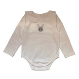 MQTIME  -  Summer Baby Set Long-sleeved Romper Top Shorts Pure Handmade Embroidered Cartoon Animals High-quality Fabric Physical Texture