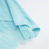 MQTIME  -  Women's Summer Lace Skirts Fashion See-through Hollow Irregular Skirts High Waist Elegant Party Outfits Women's Skirts