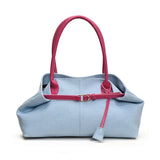 MQTIME  -  Spring Fashion Casual Denim Underarm Bag Large Capacity Versatile Commuting Shoulder Handbag for Women