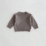 MQTIME  -  Autumn New Girls Long Sleeve Casual Sweater Cotton Baby Cotton Knit Pullover Children Colored Dots Sweater Kids Clothes