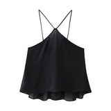 MQTIME  -  women's 2024 summer hot girl style personality versatile V-neck studded camisole top 9878/126