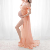 Mqtime V Neck Lace Wedding Dress Maternity Clothes Breast Feeding Dress Supplier Maternity Dress Women Mesh Knee High Maternity Dress