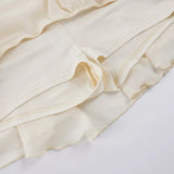 MQTIME  -  Fashion Ruffle Women's Mini Skirt Low Waist Fashion Casual Streetwear Patchwork Evening Party Skirt Women Y2k Skirt