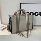MQTIME  -  Large Capaci Canvas Tote Bag Women's Crossbody Commuter Bag Faionable Single oulder Bag Handbag for Autumn Winter